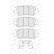 Brake pad set, disc brake FDB5557 Ferodo, Thumbnail 3