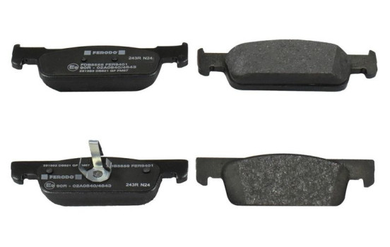 Brake pad set, disc brake FDB5558 Ferodo, Image 2