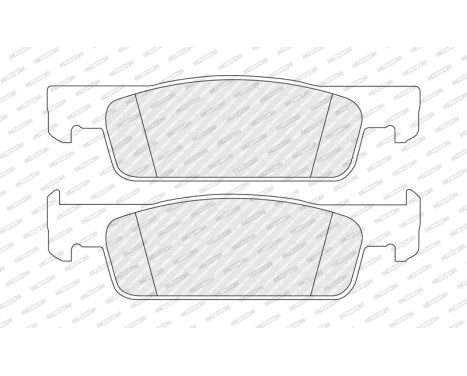 Brake pad set, disc brake FDB5558 Ferodo, Image 3