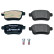 Brake pad set, disc brake FDB5559 Ferodo