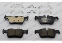 Brake pad set, disc brake FDB5563 Ferodo