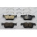 Brake pad set, disc brake FDB5563 Ferodo