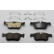 Brake pad set, disc brake FDB5563 Ferodo