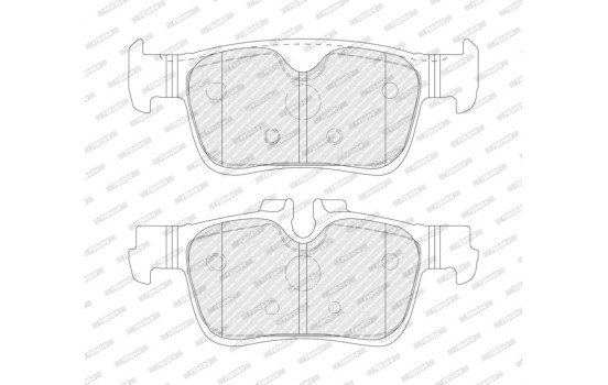 Brake pad set, disc brake FDB5563 Ferodo, Image 2