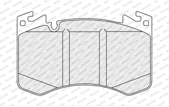 Brake pad set, disc brake FDB5566 Ferodo, Image 3