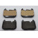Brake pad set, disc brake FDB5572 Ferodo