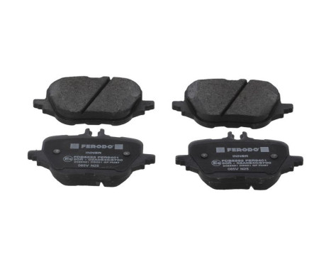 Brake pad set, disc brake FDB5593 Ferodo