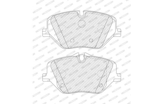 Brake pad set, disc brake FDB5606 Ferodo, Image 3