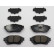 Brake pad set, disc brake FDB5618 Ferodo