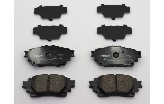 Brake pad set, disc brake FDB5618 Ferodo