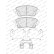 Brake pad set, disc brake FDB5632 Ferodo