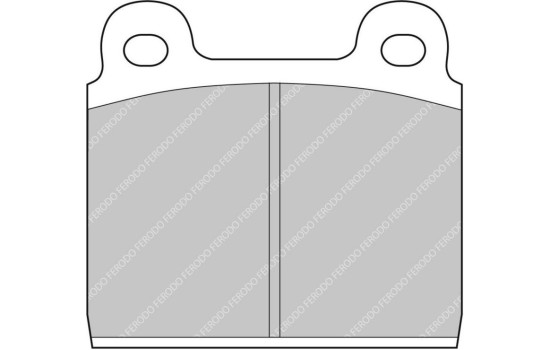 Brake pad set, disc brake FDS11 Ferodo Racing