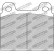 Brake pad set, disc brake FDS11 Ferodo Racing, Thumbnail 2