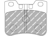 Brake pad set, disc brake FDS1109 Ferodo Racing