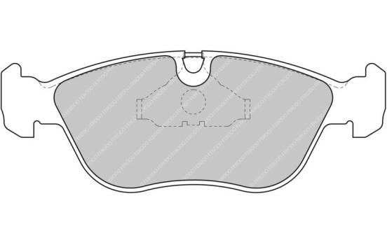 Brake pad set, disc brake FDS1285 Ferodo Racing