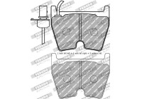 Brake pad set, disc brake FDS1664 Ferodo Racing