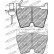 Brake pad set, disc brake FDS1664 Ferodo Racing