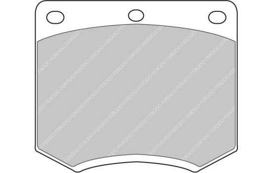 Brake pad set, disc brake FDS167 Ferodo Racing, Image 2