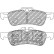 Brake pad set, disc brake FDS1676 Ferodo Racing