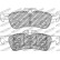 Brake pad set, disc brake FDS1676 Ferodo Racing, Thumbnail 2