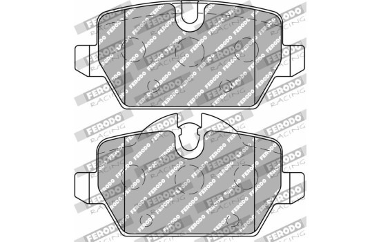 Brake pad set, disc brake FDS1806 Ferodo Racing, Image 2