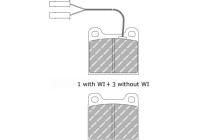 Brake pad set, disc brake FDS2 Ferodo Racing