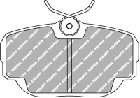 Brake pad set, disc brake FDS660 Ferodo Racing