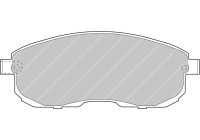Brake pad set, disc brake FDS691 Ferodo Racing