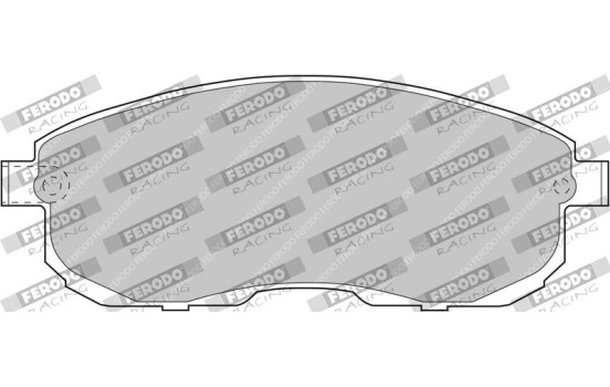 Brake pad set, disc brake FDS691 Ferodo Racing, Image 2