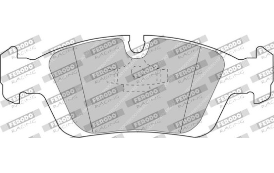 Brake pad set, disc brake FDS725 Ferodo Racing, Image 2
