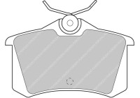 Brake pad set, disc brake FDS726 Ferodo Racing
