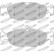 Brake pad set, disc brake FDS732 Ferodo Racing, Thumbnail 2