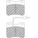 Brake pad set, disc brake FDS745 Ferodo Racing