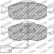 Brake pad set, disc brake FDS766 Ferodo Racing