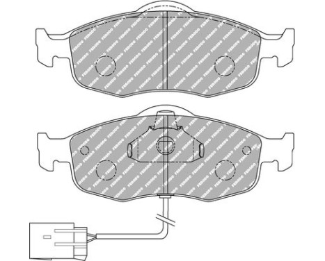 Brake pad set, disc brake FDS766 Ferodo Racing, Image 2