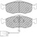 Brake pad set, disc brake FDS766 Ferodo Racing, Thumbnail 2
