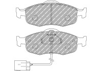 Brake pad set, disc brake FDS766 Ferodo Racing