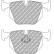 Brake pad set, disc brake FDS857 Ferodo Racing