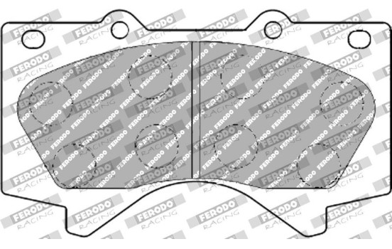 Brake pad set, disc brake FDSE4229 Ferodo Racing, Image 2