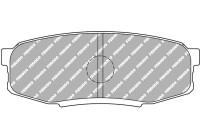 Brake pad set, disc brake FDSE4230 Ferodo Racing
