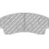 Brake pad set, disc brake FDSR219 Ferodo Racing