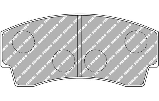 Brake pad set, disc brake FDSR219 Ferodo Racing