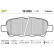 Brake Pad Set, disc brake FIRST 301009 Valeo