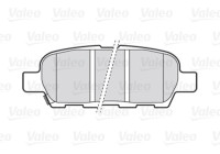 Brake Pad Set, disc brake FIRST 301009 Valeo