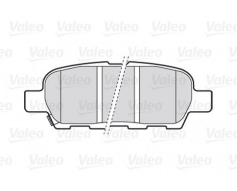 Brake Pad Set, disc brake FIRST 301009 Valeo, Image 2