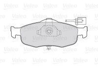 Brake Pad Set, disc brake FIRST 301033 Valeo