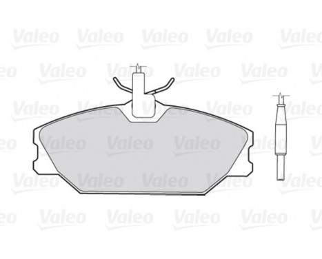 Brake Pad Set, disc brake FIRST 301061 Valeo, Image 2