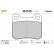 Brake Pad Set, disc brake FIRST 301105 Valeo