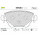 Brake Pad Set, disc brake FIRST 301434 Valeo