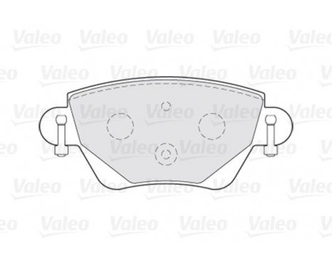 Brake Pad Set, disc brake FIRST 301434 Valeo, Image 2